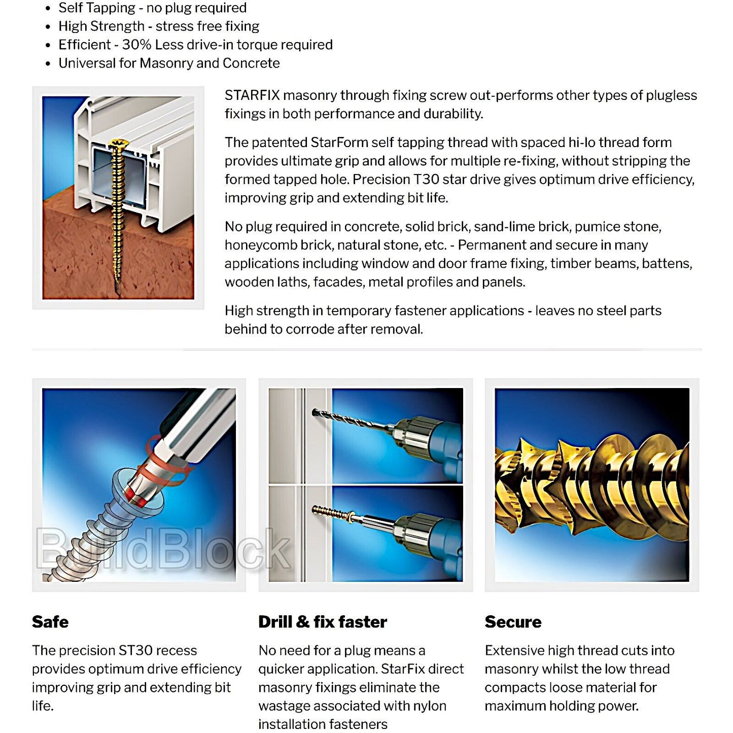 Masonry Fixing Screws