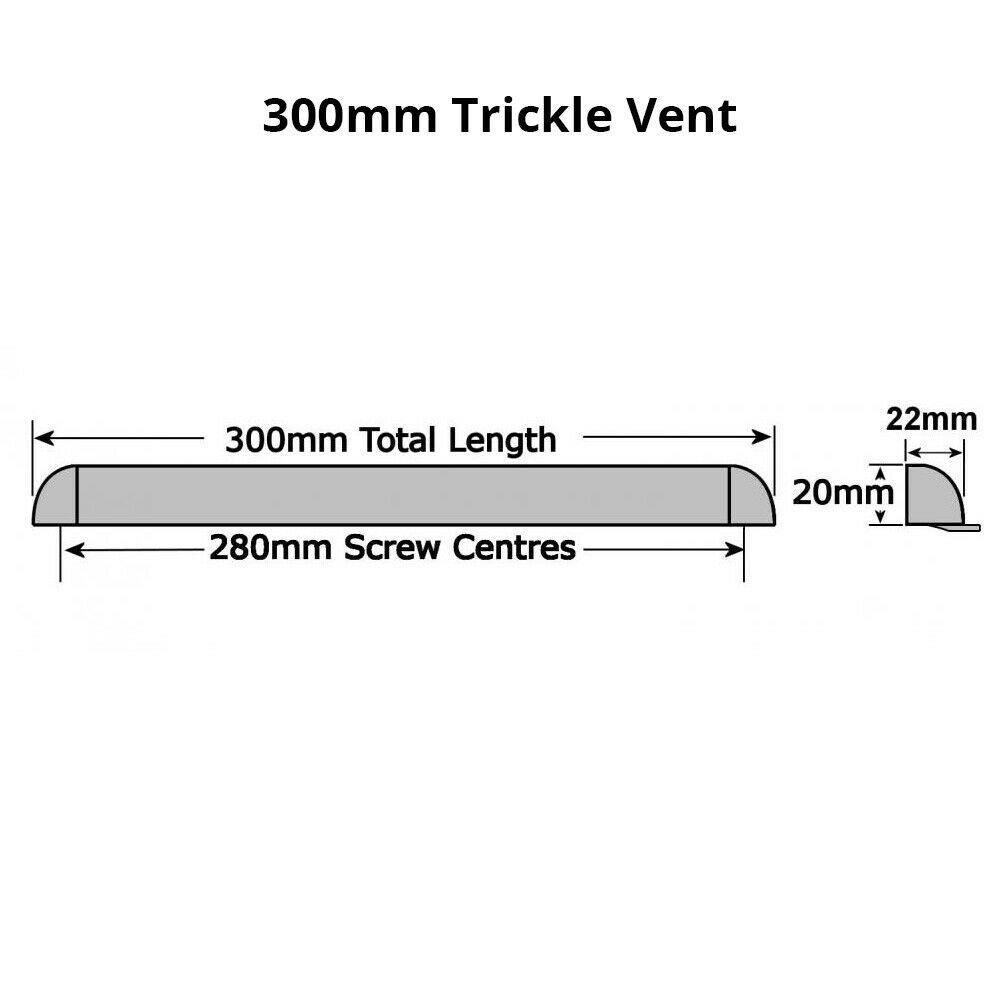 Trickle Slot Vent drawing