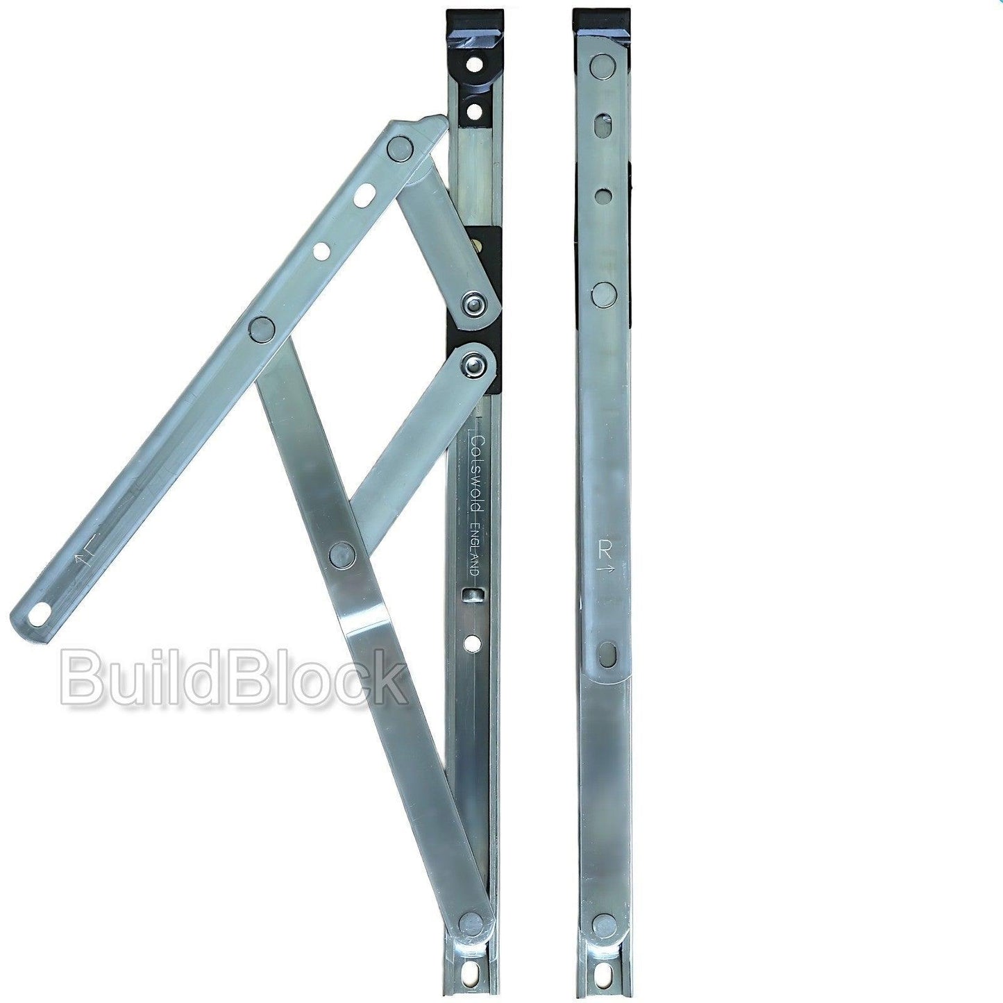 24" Top Hung Pair of Window Hinges