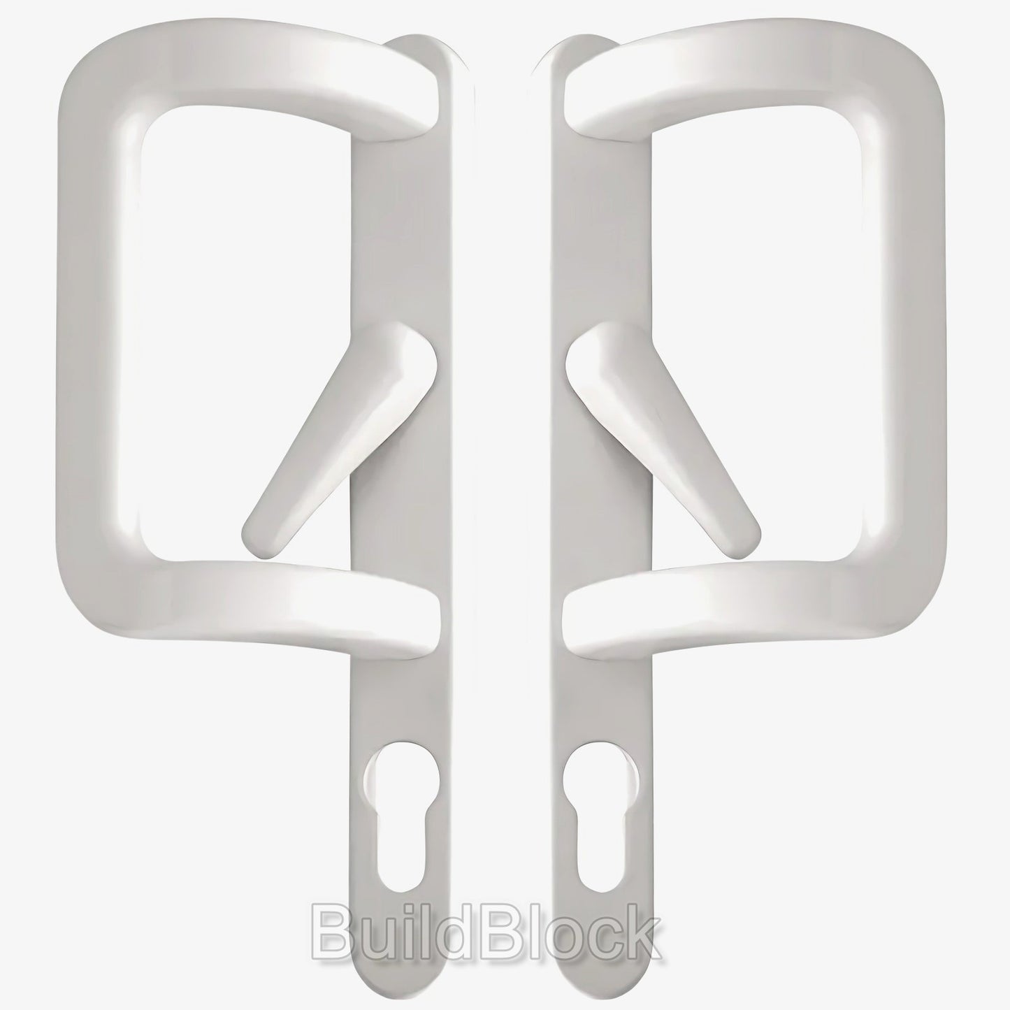 white patio handles