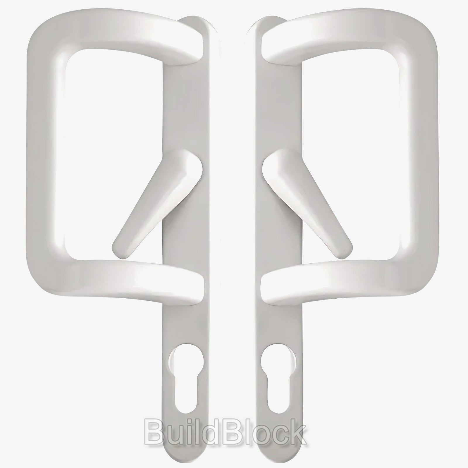 white patio handles