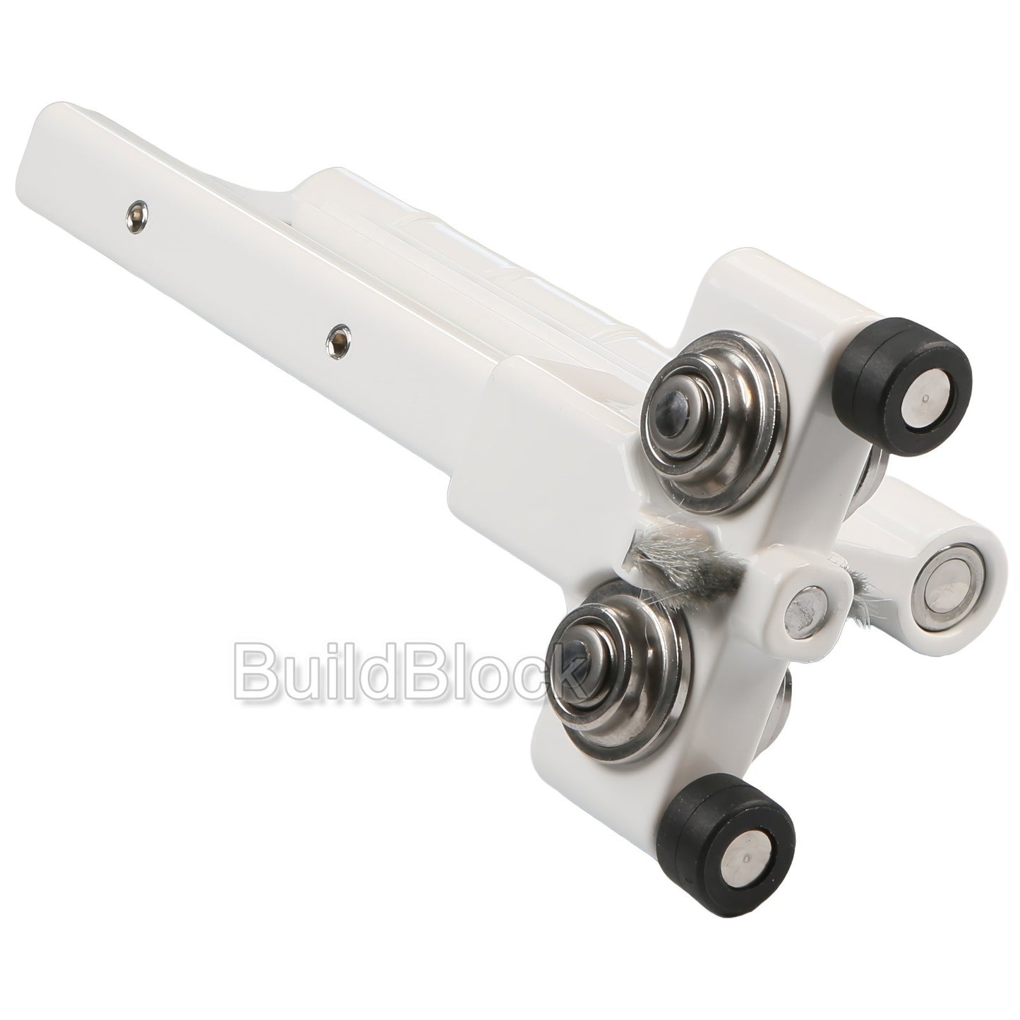 white bifold bottom roller