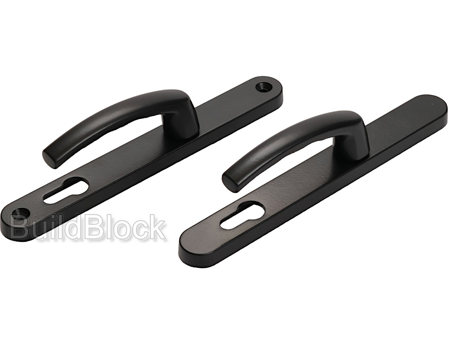 Black 240mm Door Handle