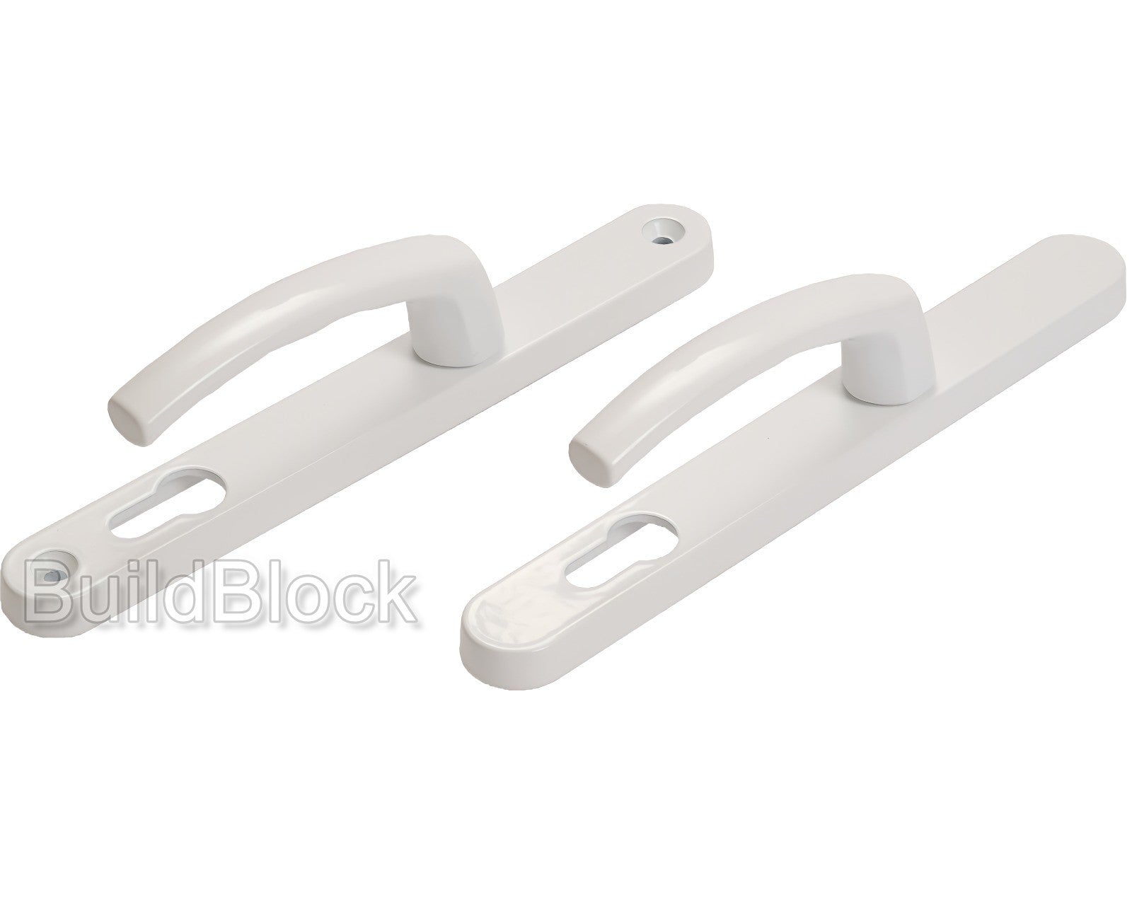 White 240mm Door Handle