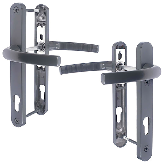 High Quality Grey RAL 7016 Sprung Door Handles